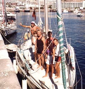 Skibets bes�tning f�r afgang fra Puerto Rico